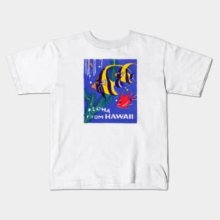 1930 Tropical Fish, Hawaii Kids T-Shirt